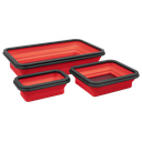 Collapsible Magnetic Parts Tray - Set of 3