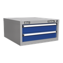 Premier Industrial™ Double Drawer Unit for API Series Workbenches
