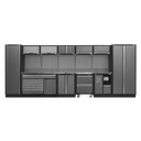 Superline PRO® Storage System with Stainless Worktop 4.9m