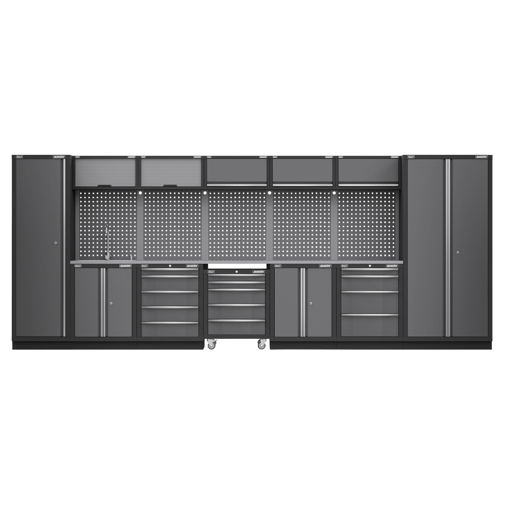 Superline PRO® Storage System with Stainless Worktop 4.9m