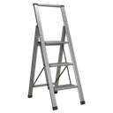 Professional Folding Step Ladder 3-Step Aluminium 150kg Capacity