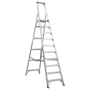 Industrial Step Ladder 10-Tread Aluminium - BS EN 131