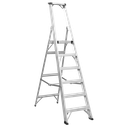 Industrial Step Ladder 6-Tread Aluminium - BS EN 131