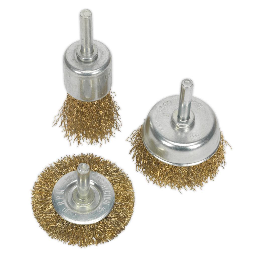 Crimped Wire Brush Set 3pc