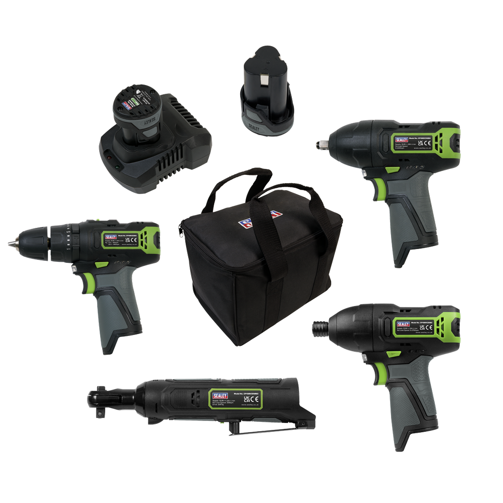 4 x SV10.8 Series Cordless Combo Kit 10.8V - 2 Batteries