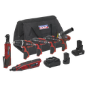 6 x SV12 Series Cordless Power Tool Combo Kit 12V - 2 Batteries