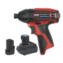 SV12 Series 1/4"Hex Drive Cordless Impact Driver Kit 12V 1.5Ah - 2 Batteries