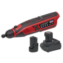 SV12 Series Cordless Multipurpose Rotary Tool & Engraver Kit 49pc 12V - 2 Batteries