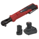 SV12 Series 1/2"Sq Drive Cordless Ratchet Wrench Kit 12V - 2 Batteries