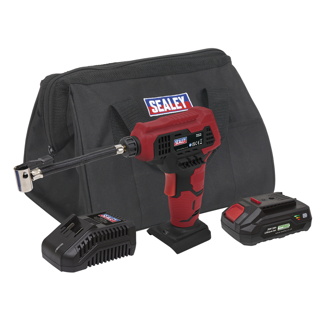 SV20 Series Cordless Air Pump Kit 20V 2Ah