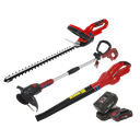 3 x SV20 Series Garden Power Tool Kit 20V - 2 Batteries