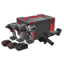 Premier 4 x SV20 Series Brushless Tool Combo Kit 20V - 2 Batteries