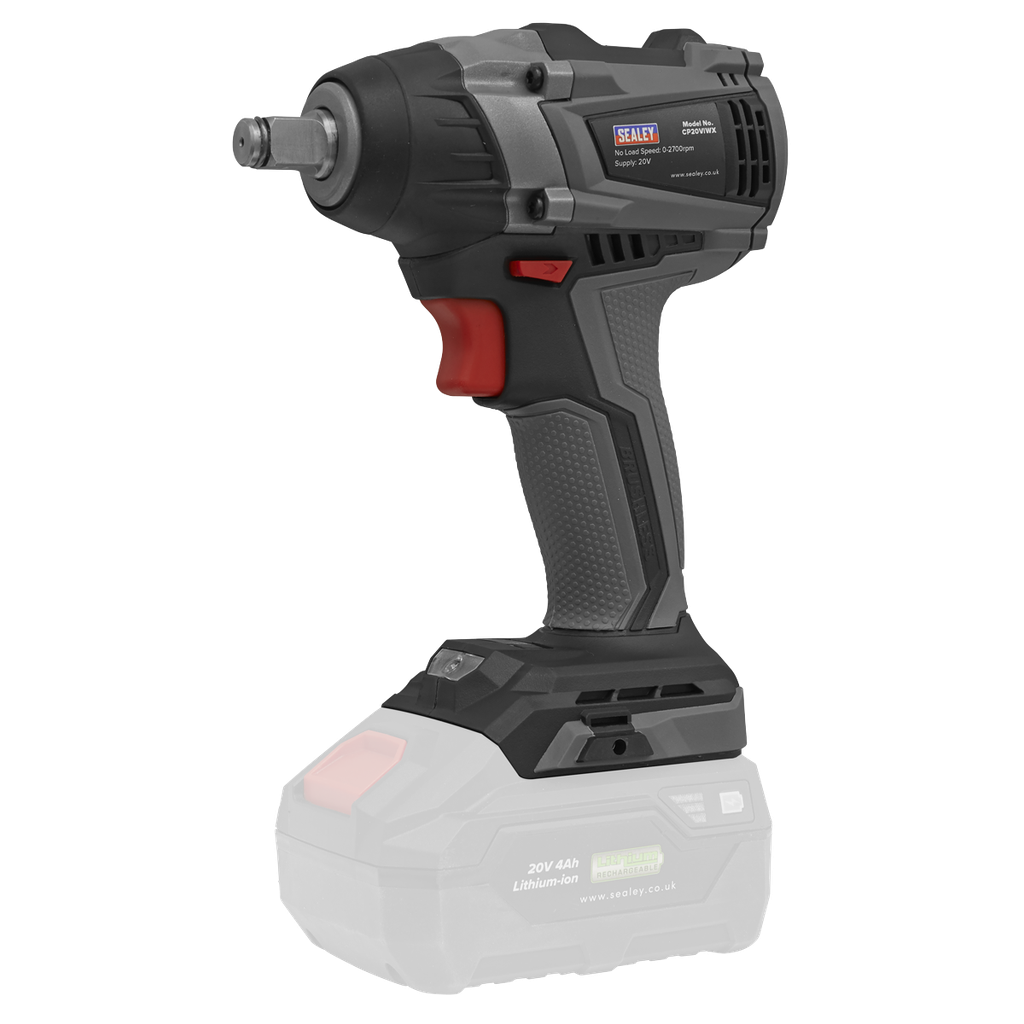 Premier SV20 Series 1/2"Sq Drive Brushless Cordless Impact Wrench 20V - Body Only