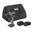 Premier SV20 Series 1/2"Sq Drive Brushless Cordless Impact Wrench Kit 20V 4Ah