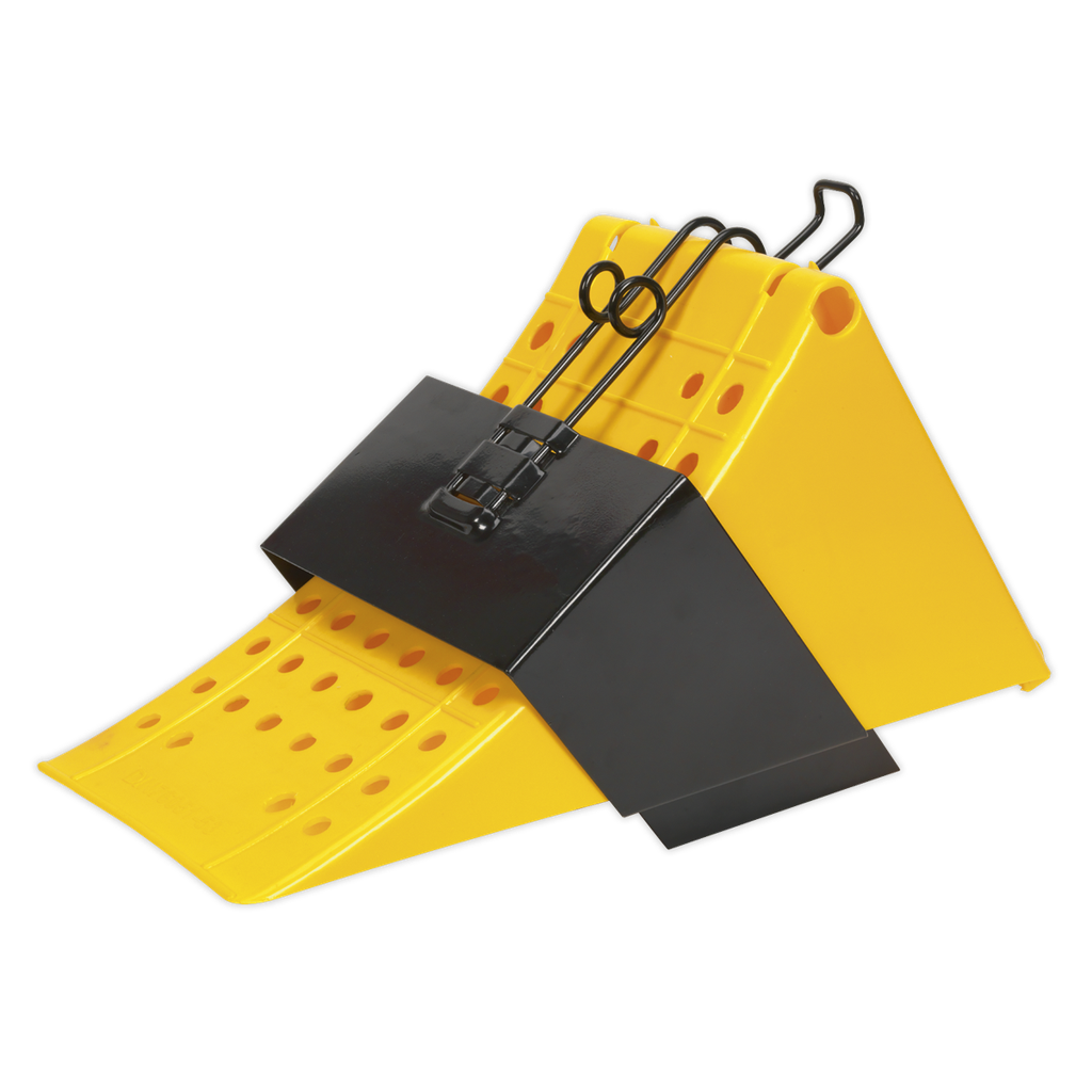 Commercial Wheel Chock with Bracket