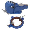 Heavy-Duty Professional Vice with Swivel Base 200mm