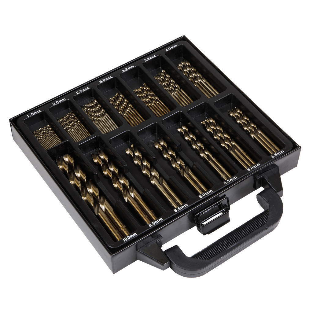 HSS Cobalt Fully Ground Drill Bit Set 99pc