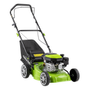 Dellonda Hand-Propelled Petrol Lawnmower Grass Cutter, 127cc 17"/41cm 4-Stroke