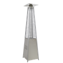 Dellonda 13kW Pyramid Gas Patio Heater 13kW Commercial/Garden Use - Stainless Steel