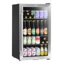 Baridi Wine, Beer & Drinks Fridge 85L Capacity - Stainless Steel