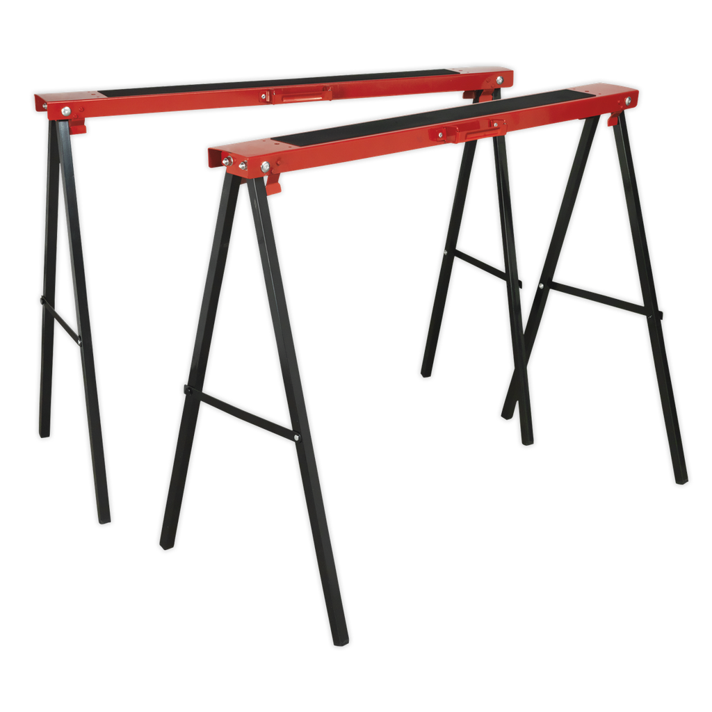Fold Down Trestles 100kg Capacity per Trestle - Pair