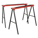 Fold Down Trestles 100kg Capacity per Trestle - Pair