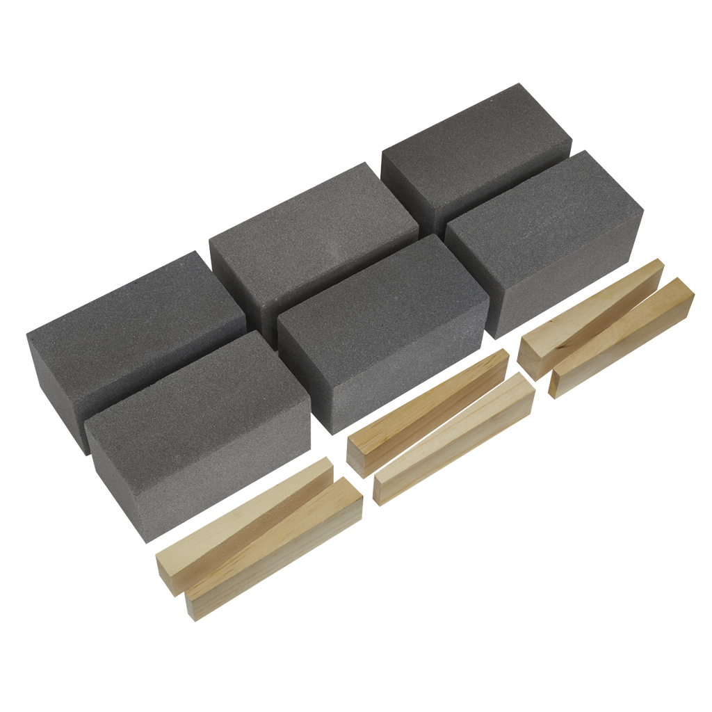 Worksafe® 50 x 50 x 100mm Floor Grinding Block 120Grit - Pack of 6