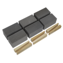 Worksafe® 50 x 50 x 100mm Floor Grinding Block 120Grit - Pack of 6