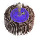 Ø40 x 20mm Abrasive Flap Wheel 6mm Shaft 80Grit