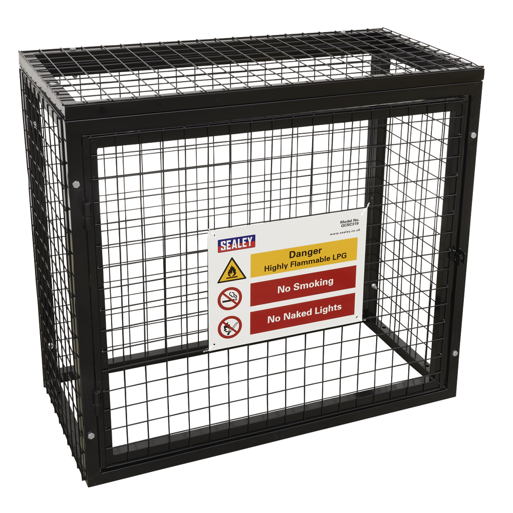 Gas Cylinder Safety Cage - 3 x 19kg