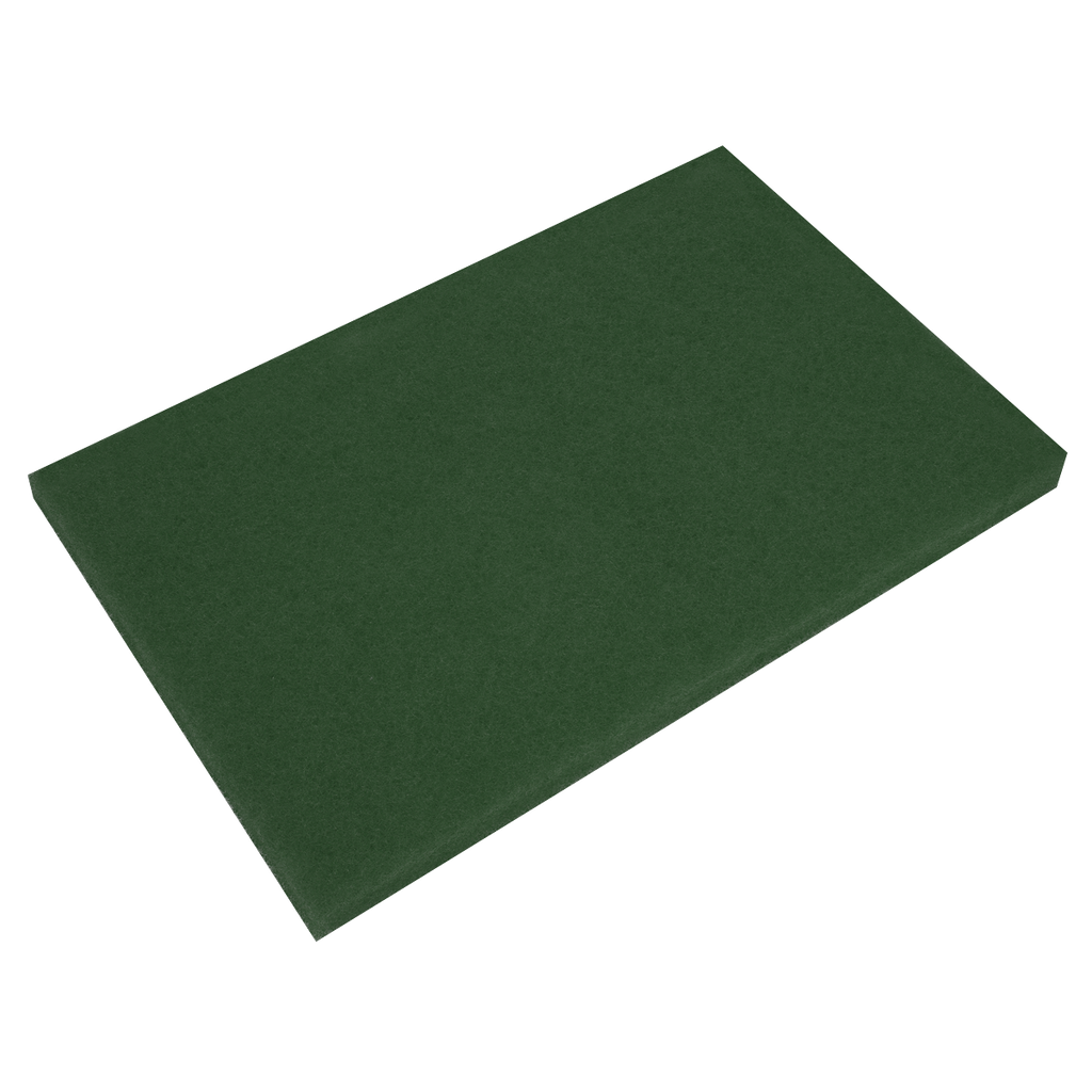 Worksafe® Green Scrubber Pads 12 x 18 x 1" - Pack of 5