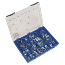 HI-GRIP® Zinc Plated Hose Clip Assortment 9.5-55mm 81pc