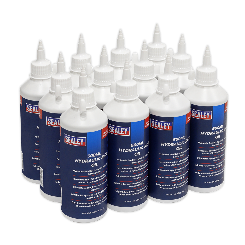 Hydraulic Jack Oil 500ml - Pack of 12