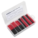 Heat Shrink Tubing Assortment 50 & 100mm 180pc - Black & Red