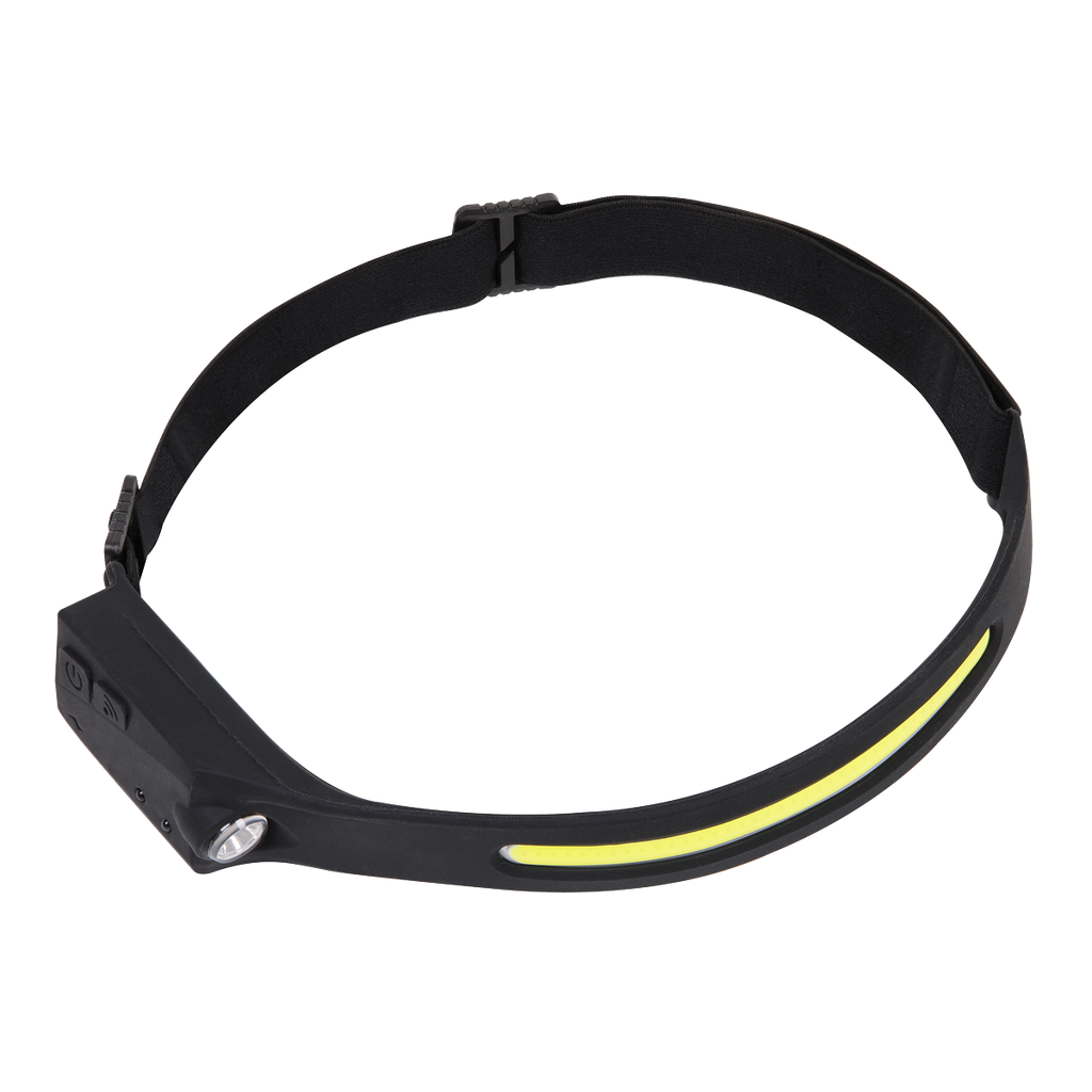 Rechargeable Head Torch with Auto-Sensor 5W COB & 3W LED