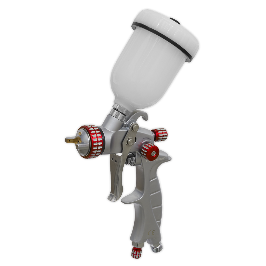 Premier Professional HVLP Gravity Feed Touch-Up Spray Gun 1mm Set-Up