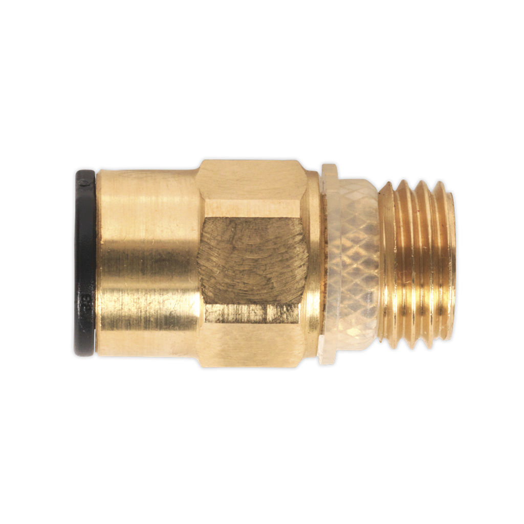 John Guest® Speedfit® Brass SuperThread Straight Adaptor 8mm x 1/4"BSP - Pack of 2