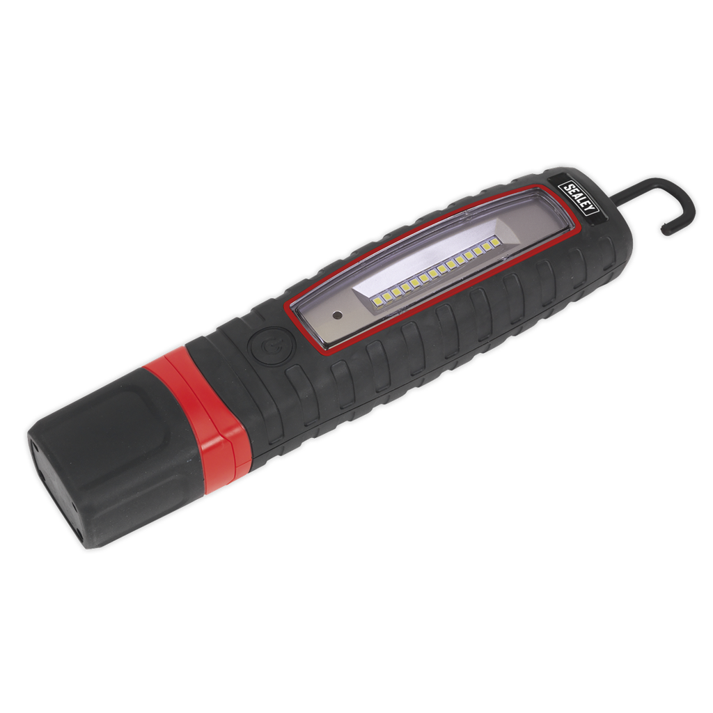Rechargeable 360° Inspection Light 8W & 3W SMD LED - Black