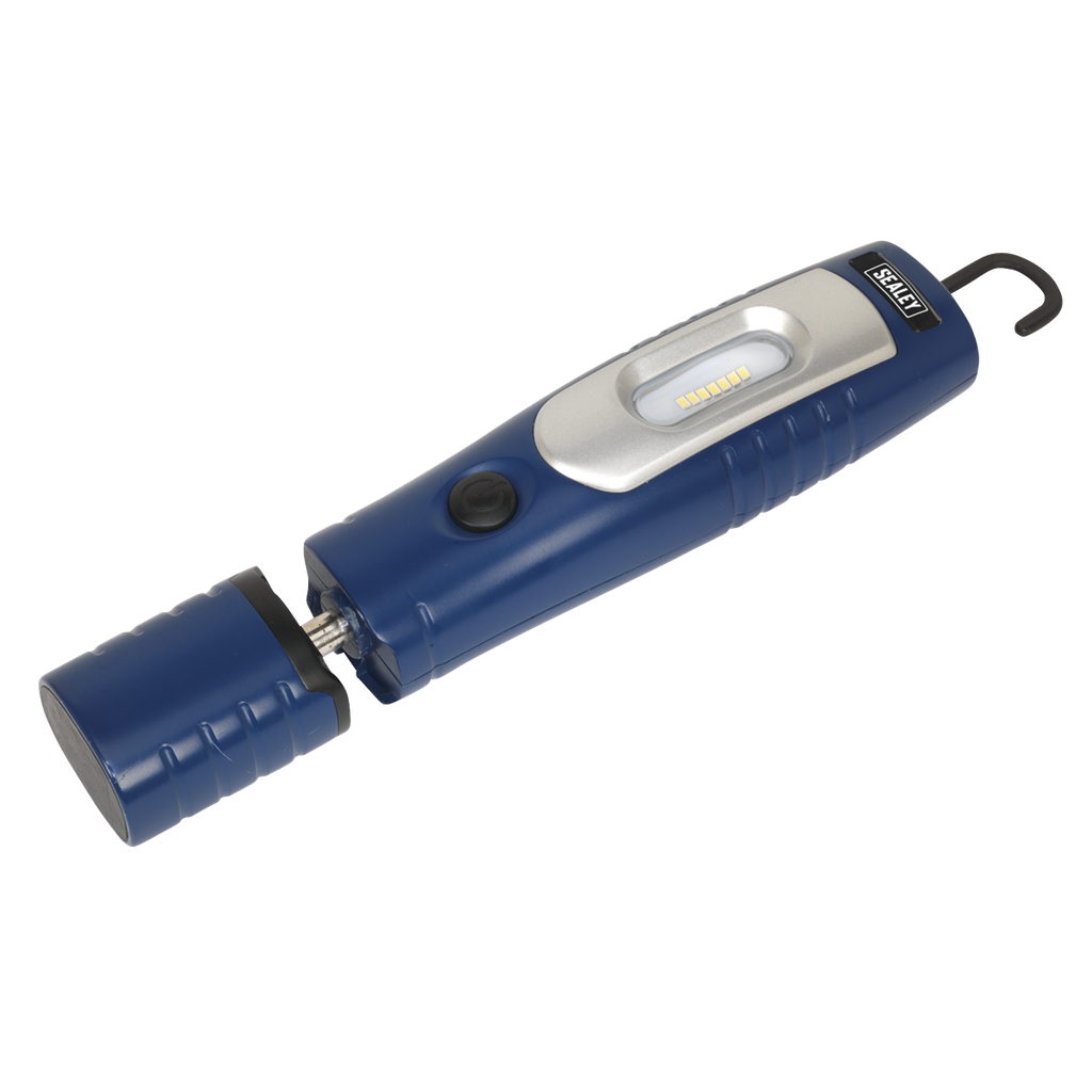 Rechargeable 360° Inspection Light 4W & 3W SMD LED - Blue