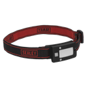 Rechargeable Head Torch with Auto-Sensor 2W COB LED - Black