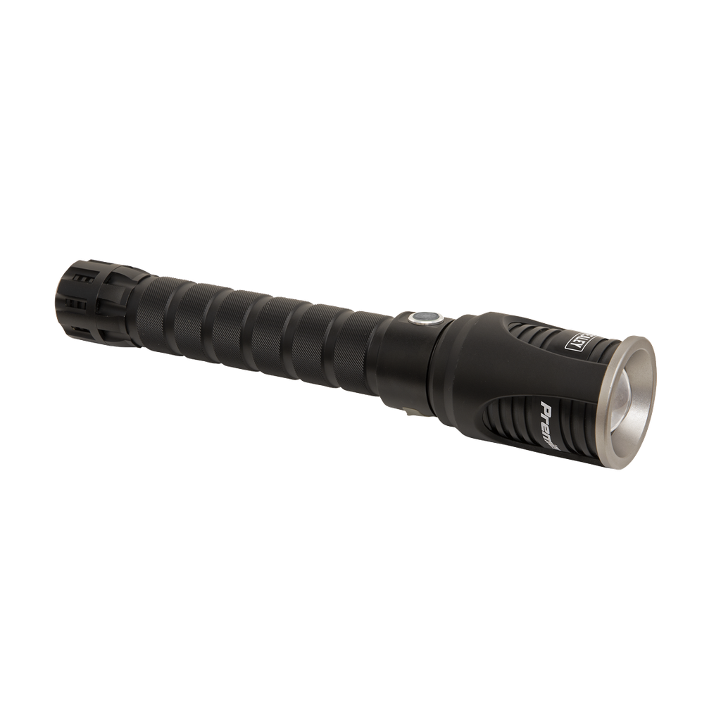 Rechargeable Aluminium Torch with Adjustable Focus 20W SMD LED
