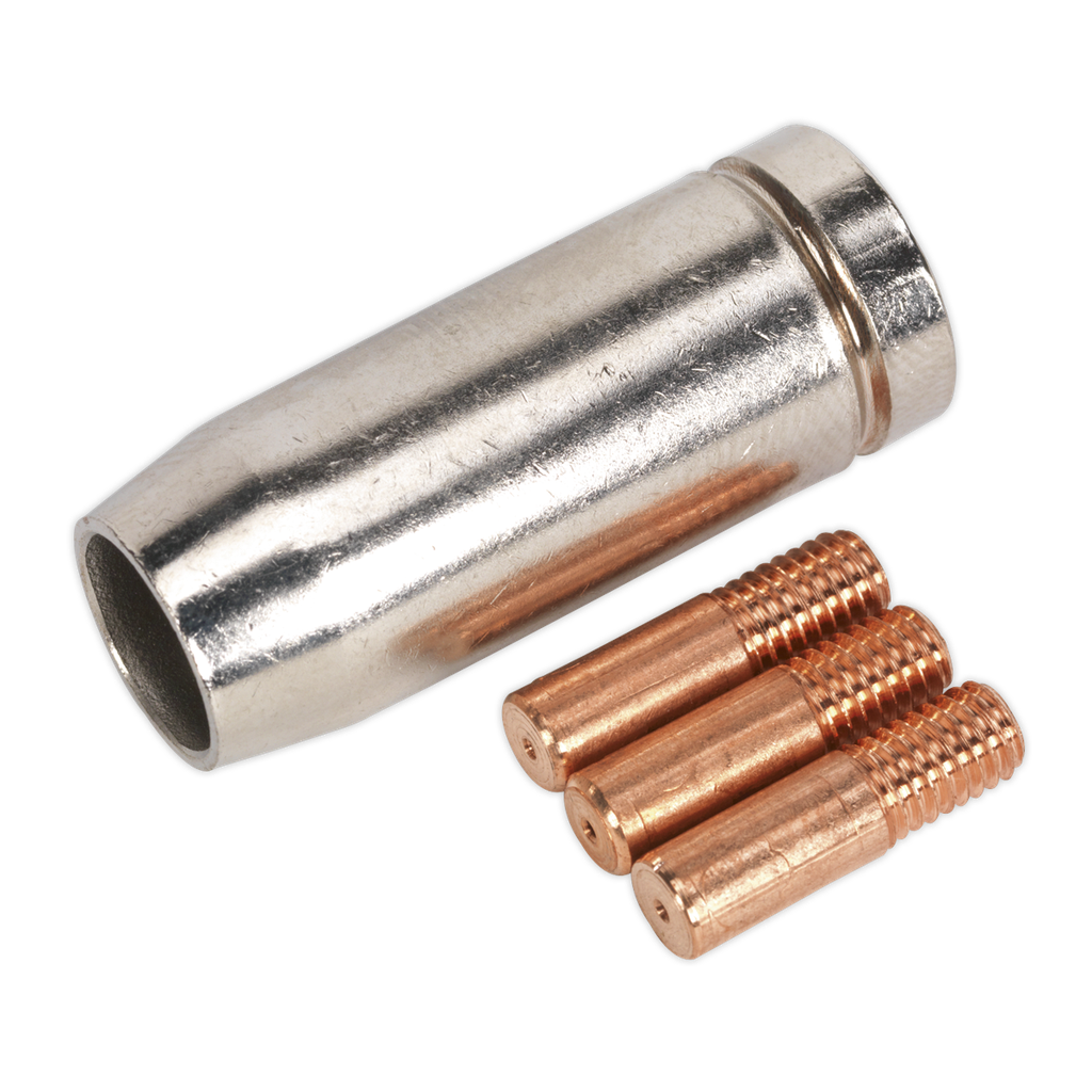Conical Nozzle x 1 Contact Tip 0.6mm x 3 MB14