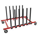 5 Panel Mobile Storage Rack