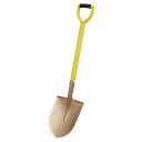 Premier Non-Sparking Round Point Shovel 240 x 420 x 990mm