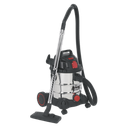 Industrial Vacuum Cleaner Stainless Drum Auto Start 20L 1400W/230V