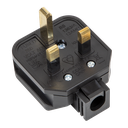 13A Heavy-Duty Plug - Black