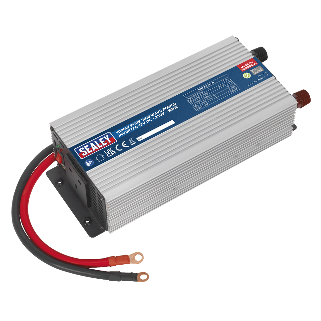 Pure Sine Wave Power Inverter 1000W 12V