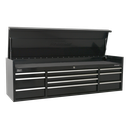 Premier™ Heavy-Duty Extra-Wide Topchest 10 Drawer 1830mm - Black