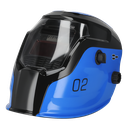 Auto Darkening Welding Helmet Shade 9-13 - Blue