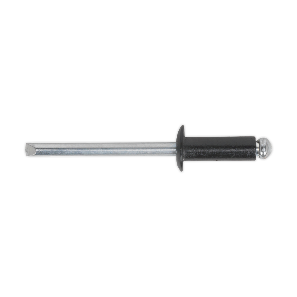 Aluminium Standard Flange Rivet 4 x 10mm, Black - Pack of 200